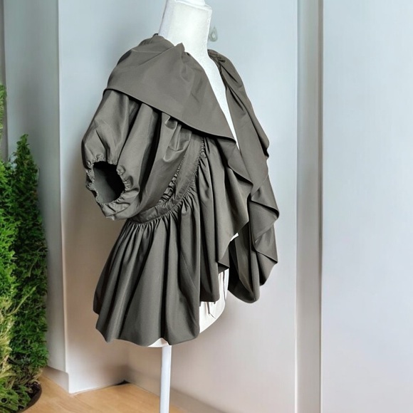 Gracia brand-unique shrug style jacket, size S - Picture 2 of 6